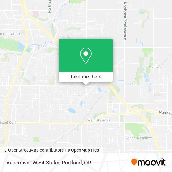 Mapa de Vancouver West Stake