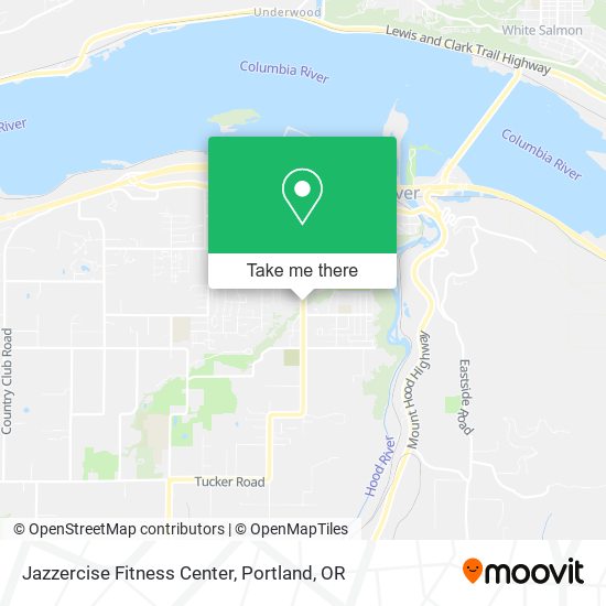 Mapa de Jazzercise Fitness Center