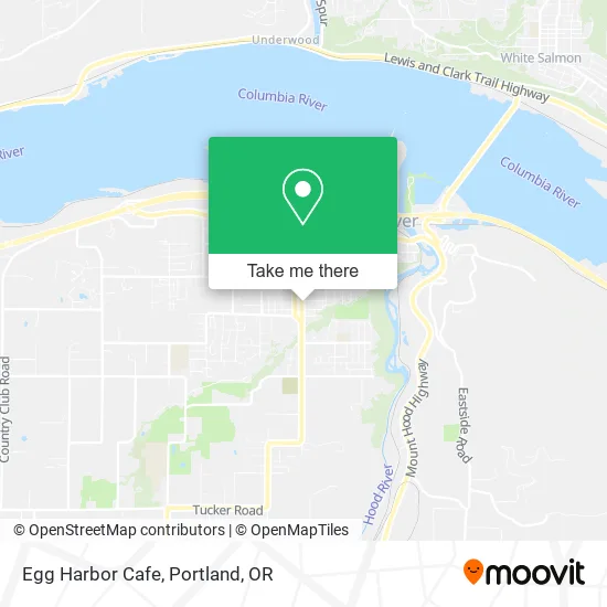 Egg Harbor Cafe map