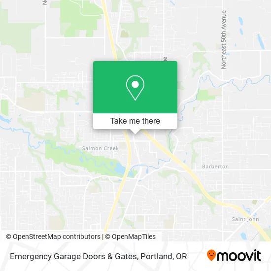 Mapa de Emergency Garage Doors & Gates