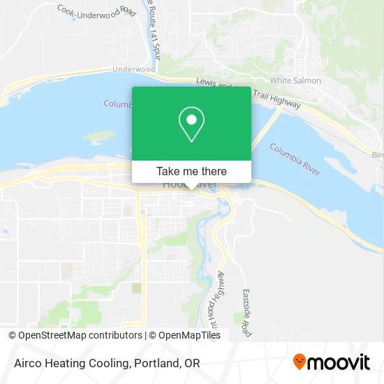 Airco Heating Cooling map