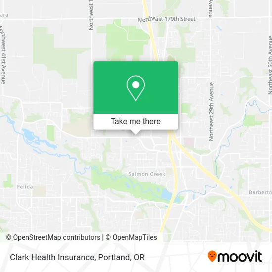 Clark Health Insurance map