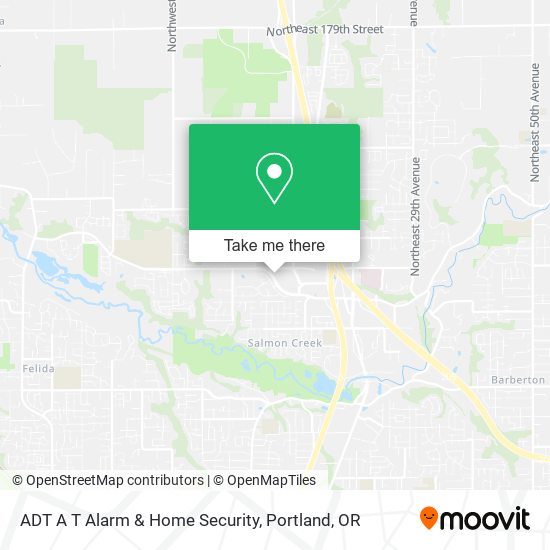 ADT A T Alarm & Home Security map