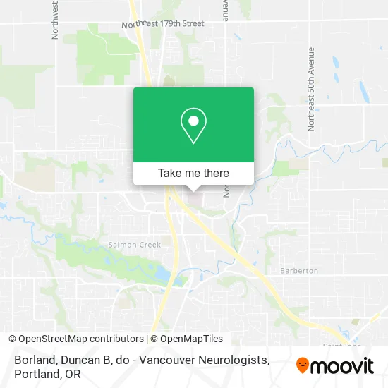 Mapa de Borland, Duncan B, do - Vancouver Neurologists