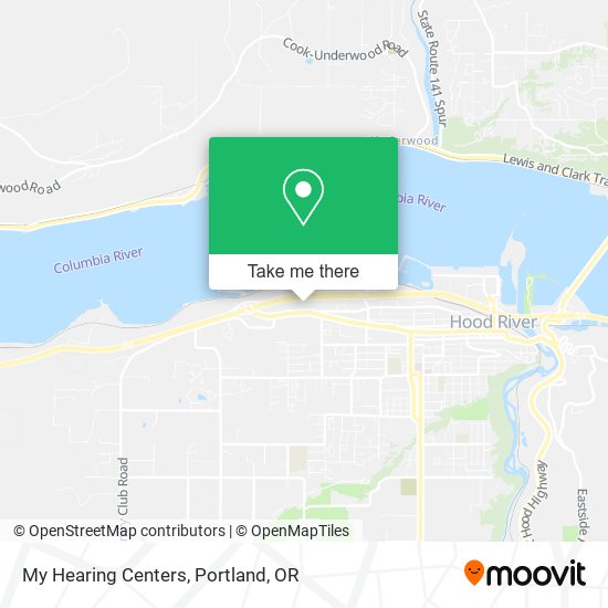 My Hearing Centers map