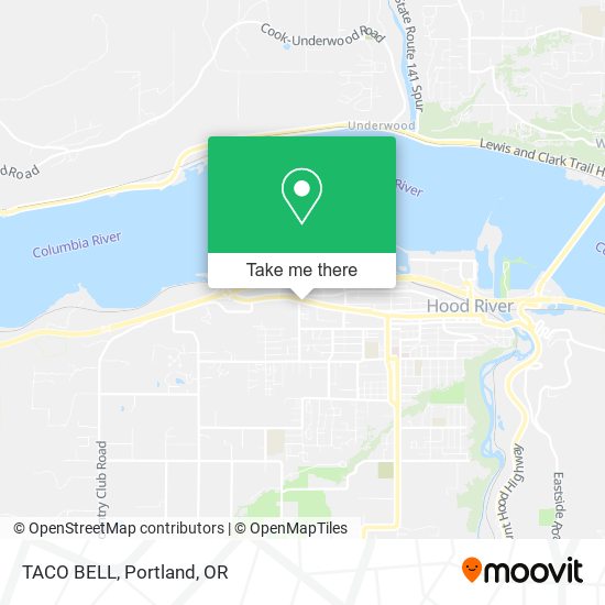 TACO BELL map