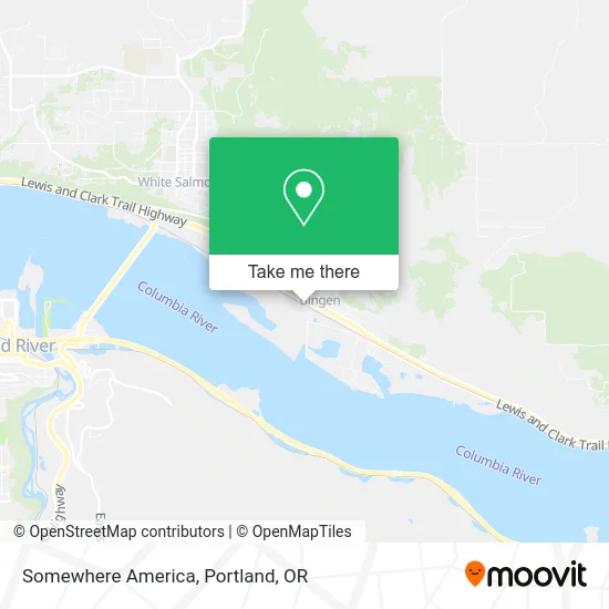 Somewhere America map