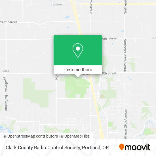 Clark County Radio Control Society map