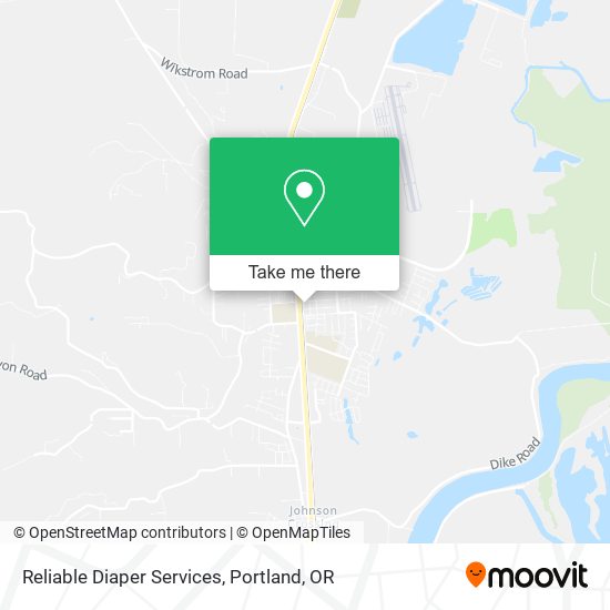 Reliable Diaper Services map