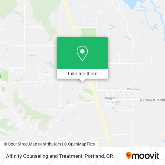 Affinity Counseling and Treatment map