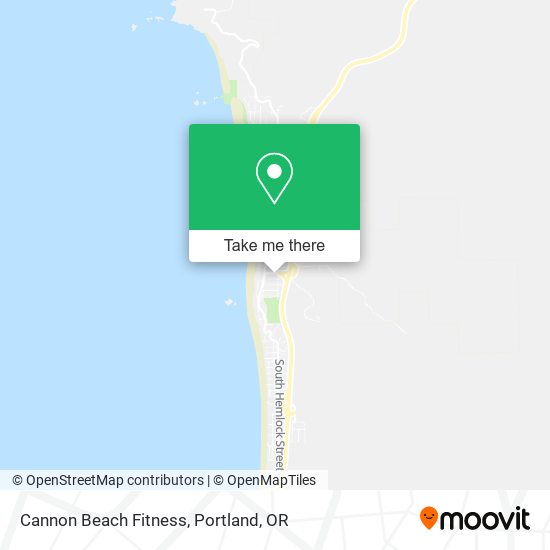 Cannon Beach Fitness map