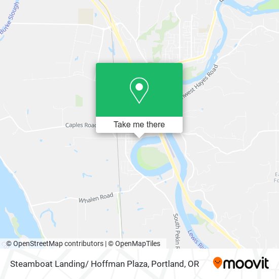 Steamboat Landing/ Hoffman Plaza map