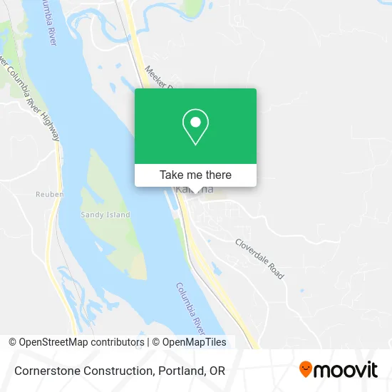 Cornerstone Construction map