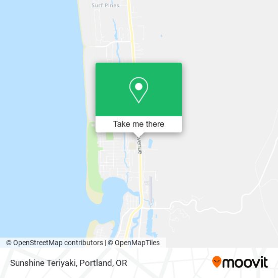 Mapa de Sunshine Teriyaki
