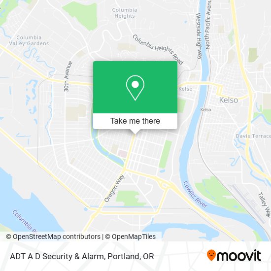 ADT A D Security & Alarm map