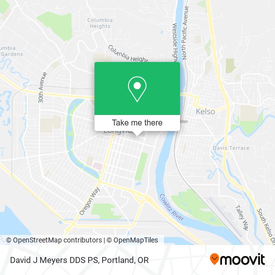 David J Meyers DDS PS map