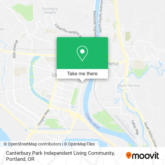 Mapa de Canterbury Park Independent Living Community