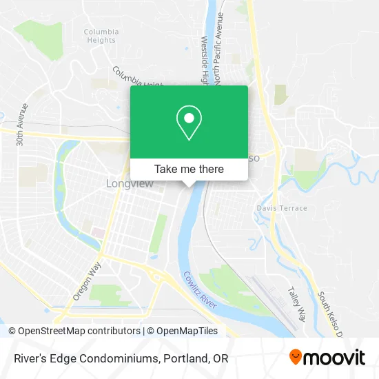 River's Edge Condominiums map