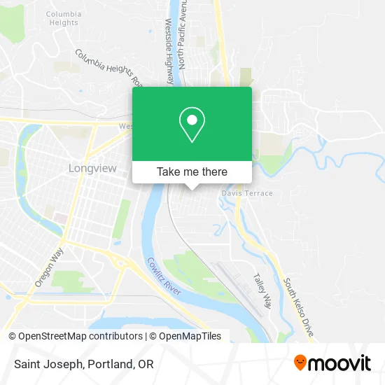 Mapa de Saint Joseph