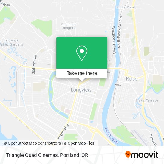 Triangle Quad Cinemas map