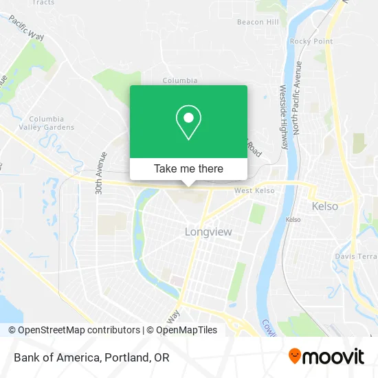 Mapa de Bank of America