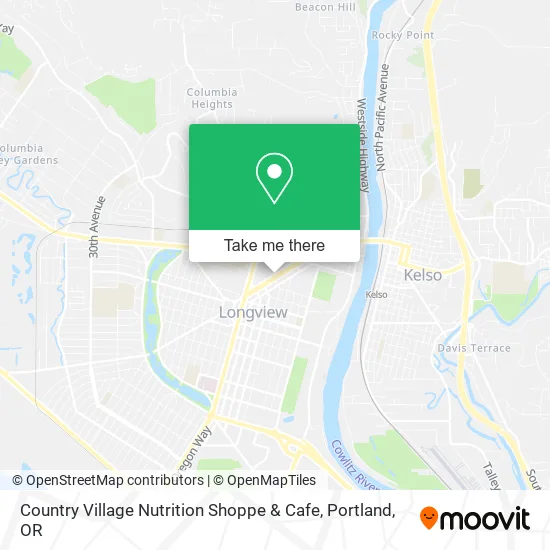 Mapa de Country Village Nutrition Shoppe & Cafe