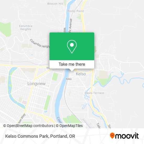 Kelso Commons Park map