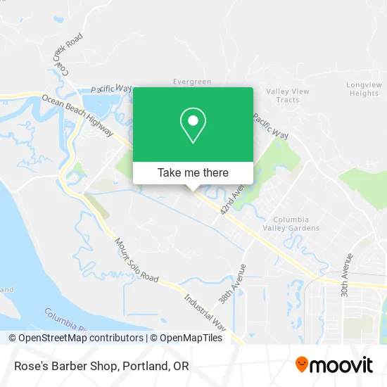 Mapa de Rose's Barber Shop