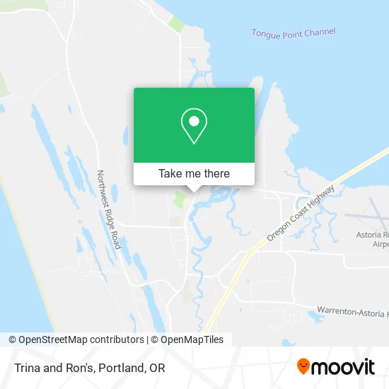 Trina and Ron's map