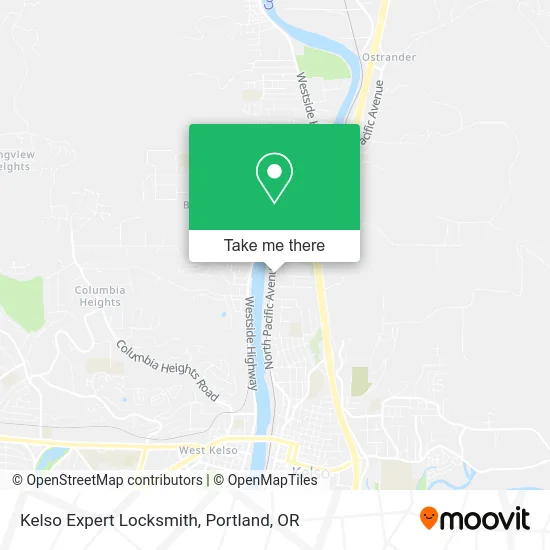 Kelso Expert Locksmith map
