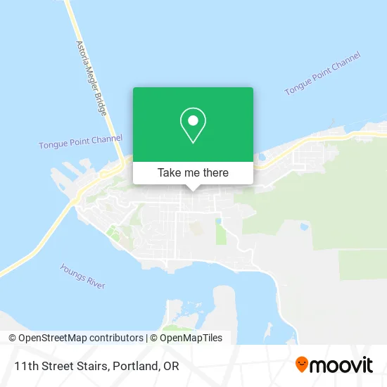 11th Street Stairs map