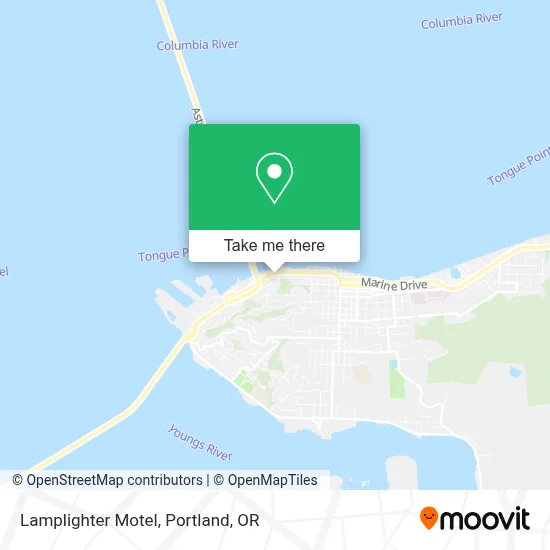Lamplighter Motel map