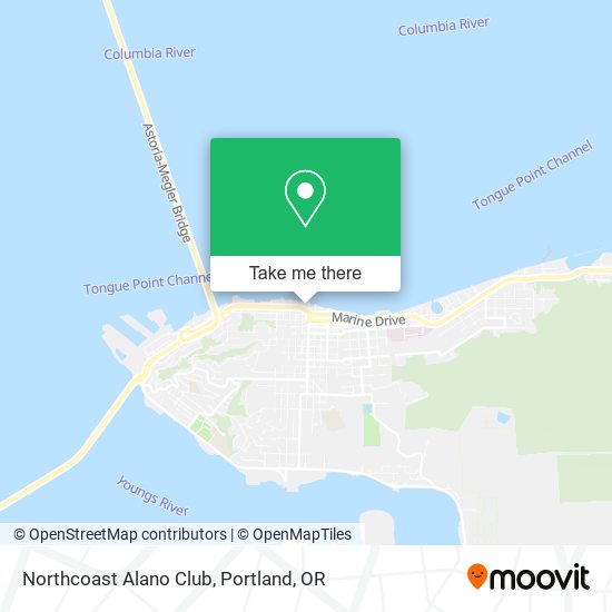 Northcoast Alano Club map