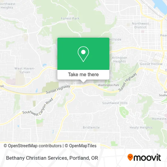 Bethany Christian Services map