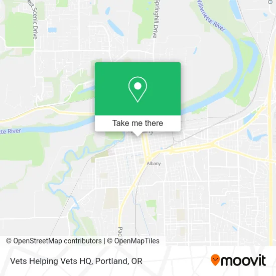 Mapa de Vets Helping Vets HQ