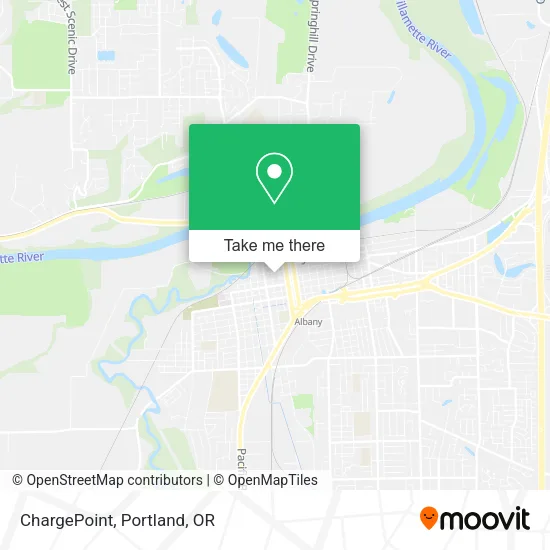 Mapa de ChargePoint