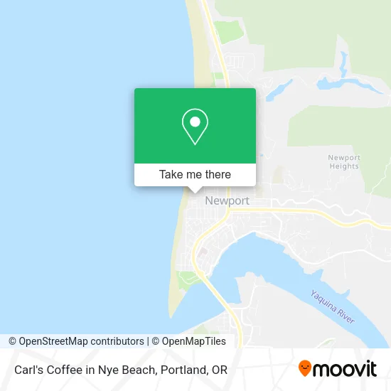 Mapa de Carl's Coffee in Nye Beach