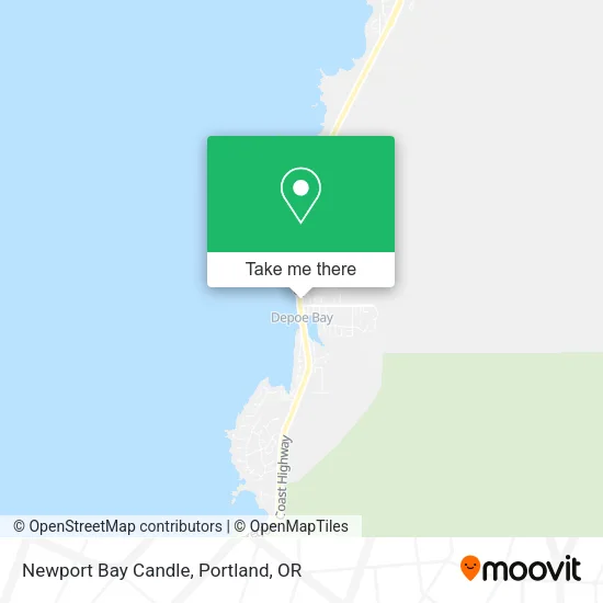 Newport Bay Candle map