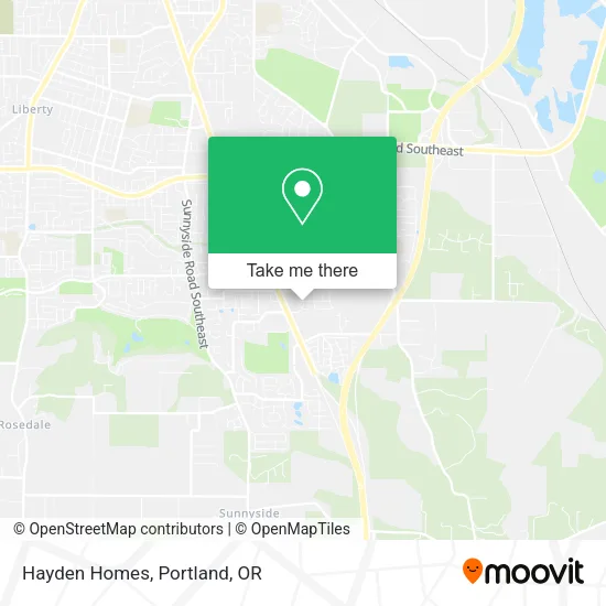 Mapa de Hayden Homes