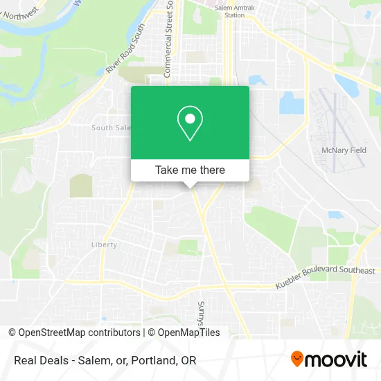 Real Deals - Salem, or map