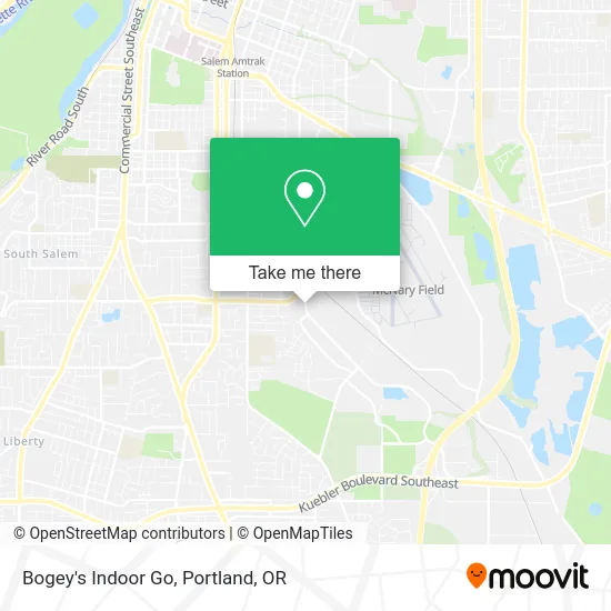 Bogey's Indoor Go map