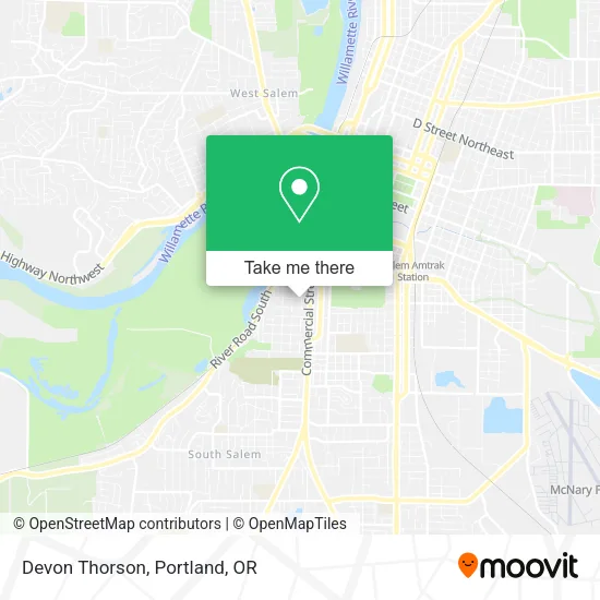 Mapa de Devon Thorson