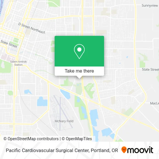 Mapa de Pacific Cardiovascular Surgical Center