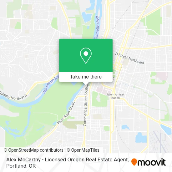 Alex McCarthy - Licensed Oregon Real Estate Agent map