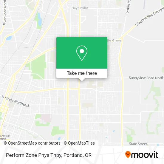 Mapa de Perform Zone Phys Thpy