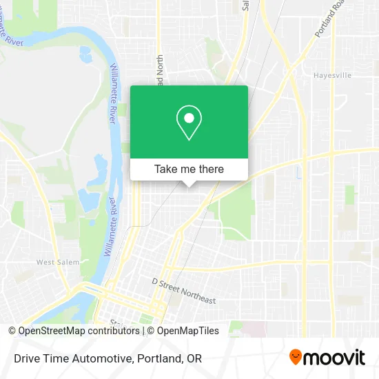 Mapa de Drive Time Automotive