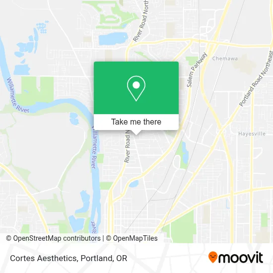 Cortes Aesthetics map