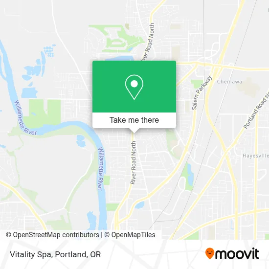 Vitality Spa map