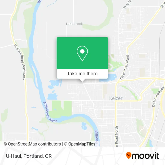 U-Haul map