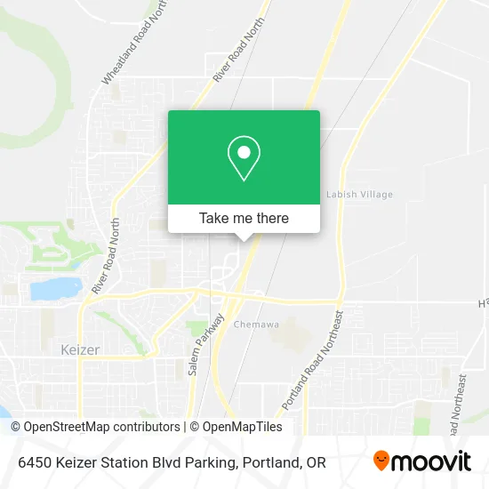 6450 Keizer Station Blvd Parking map